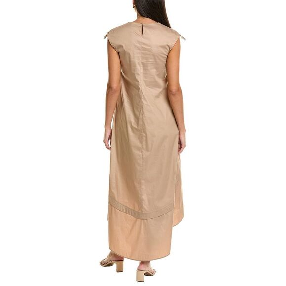 Peserico WomensMidi Dress, Tan